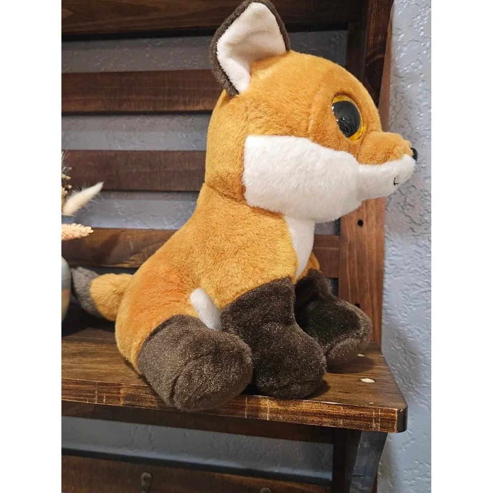 Beanie Baby Fay Plush Orange and White Fox Toy - Soft Pet Plush Y2K